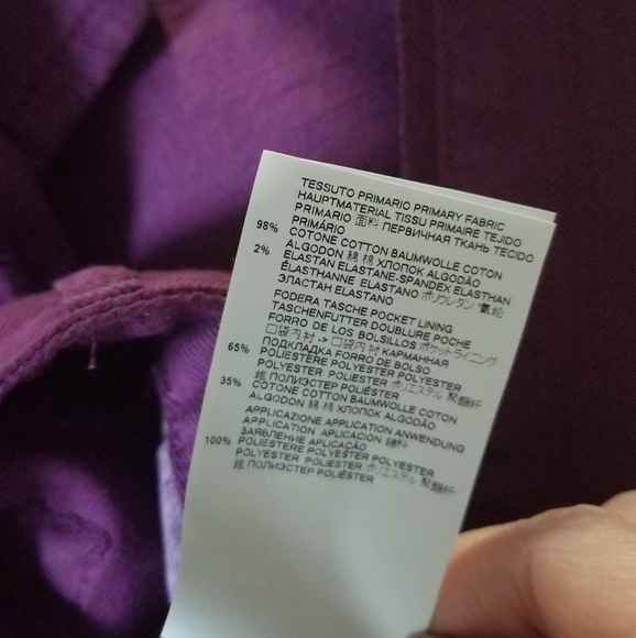 Just Cavalli Slim Fit High Waist Jeans Purple Size 26 - Picture 7 of 8